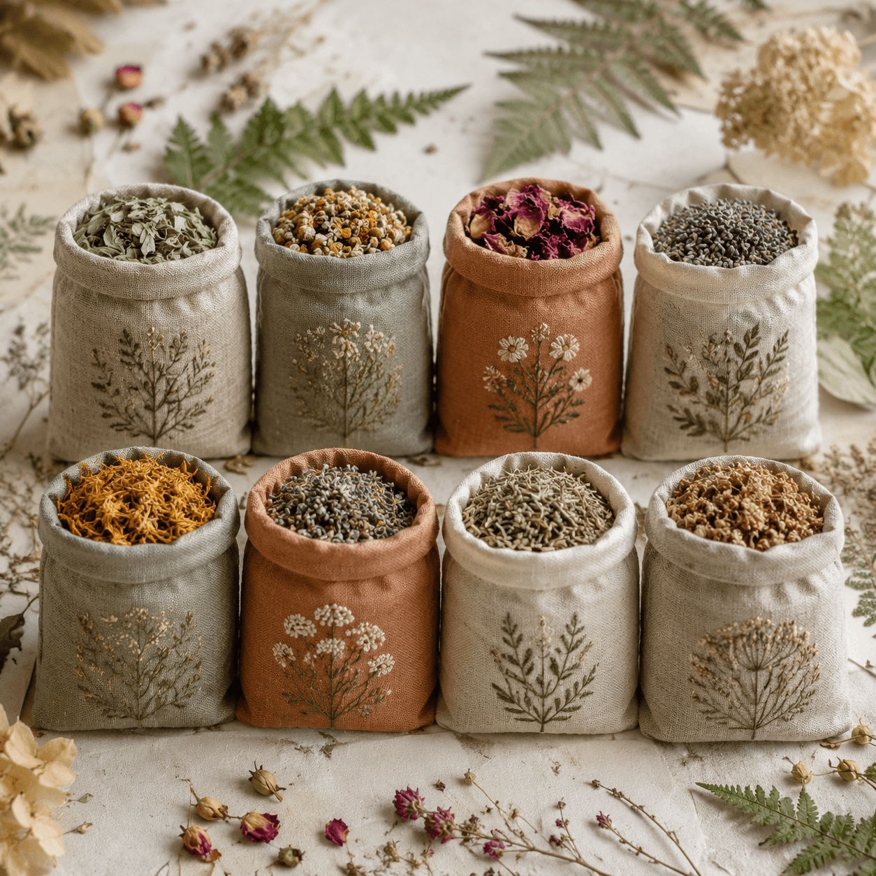 Scented Sachet Bags — Set of Eight